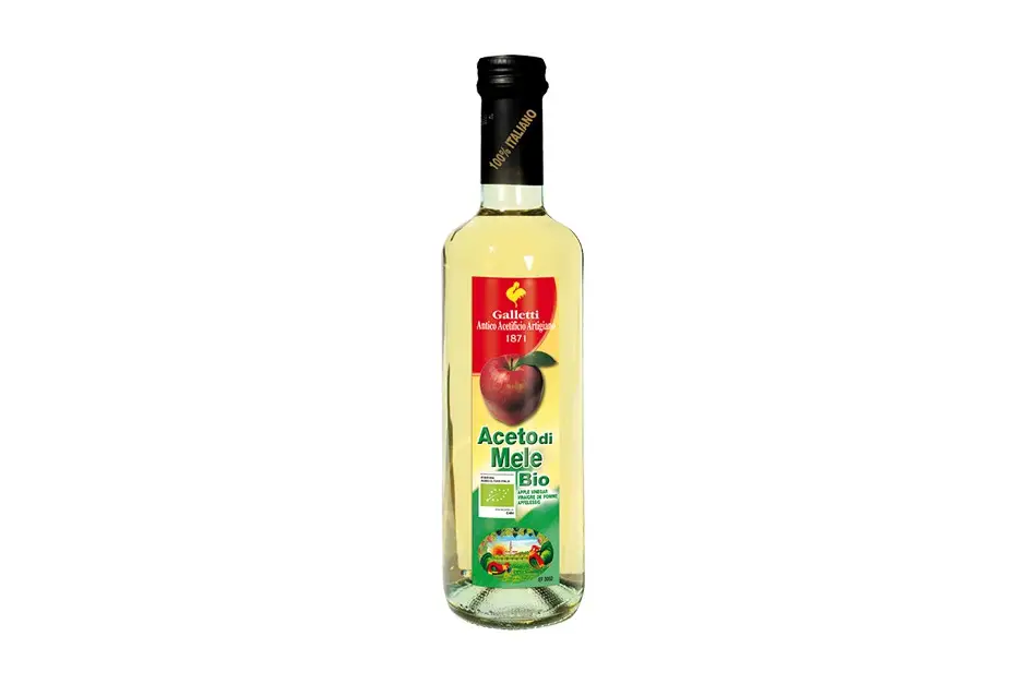 Aceto di mele biologico in bottiglia 